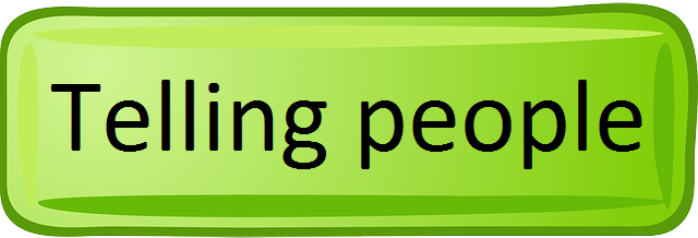 Telling people